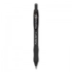 Paper Mate Profile Retractable Gel Pen, Bold 1 mm, Black Ink, Translucent Black Barrel, Dozen PAP2095465