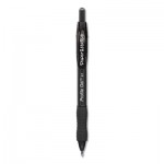 Paper Mate Profile Retractable Gel Pen, Medium 0.7 mm, Black Ink, Translucent Black Barrel, Dozen PAP2095476