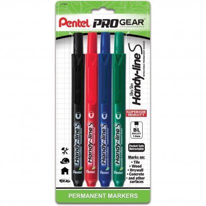 Pentel PROGear 3.0mm Ultra Slim Hand-lines Marker NXS15PGBP4M