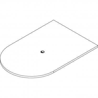 Lorell Prominence 2.0 Half-Racetrack Conference Tabletop POC4872MY