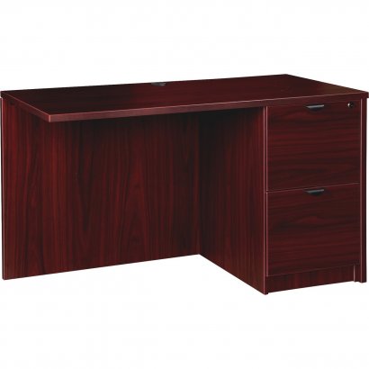 Lorell Prominence 2.0 Mahogany Laminate Right Return - 2-Drawer PR2448RMY