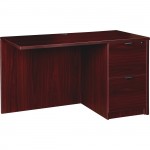 Lorell Prominence 2.0 Mahogany Laminate Right Return - 2-Drawer PR2448RMY