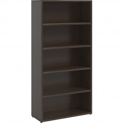 Lorell Prominence Espresso Laminate Bookcase PBK3469ES