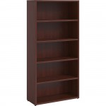 Lorell Prominence Mahogany Laminate Bookcase PBK3469MY