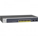 Netgear ProSAFE 8-Port PoE+ Gigabit Smart Managed Switch with 2 SFP Ports GS510TPP-100NAS