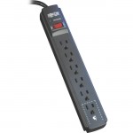 Tripp Lite Protect It! 6-Outlet Surge Protector, 15 ft. Cord, 790 Joules, Black Housing TLP615B