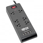 Tripp Lite Protect It! 6-Outlet Surge Suppressor/Protector TLP664USBB