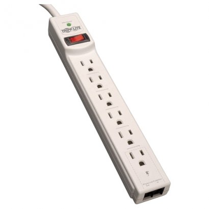 Tripp Lite Protect It 6-Outlets Surge Suppressor TLP608TEL