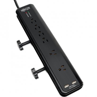 Tripp Lite Protect It! 6-Outlets Surge Suppressor TLP606DMUSB