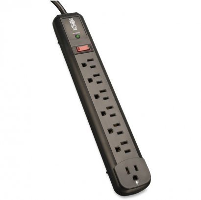 Tripp Lite Protect It! 7-Outlet Surge Suppressor TLP74RB