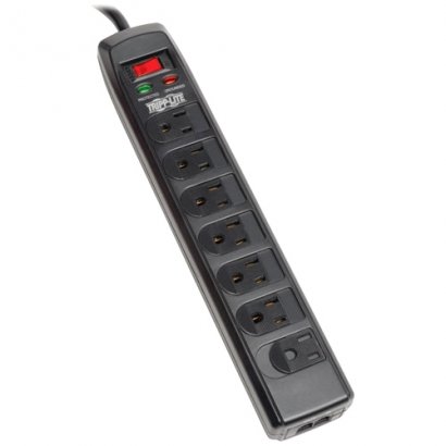 Tripp Lite Protect It! 7 Outlets Surge Suppressor TLP706TELC