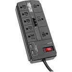 Tripp Lite Protect It! 8-Outlet Surge Suppressor/Protector TLP88TUSBB