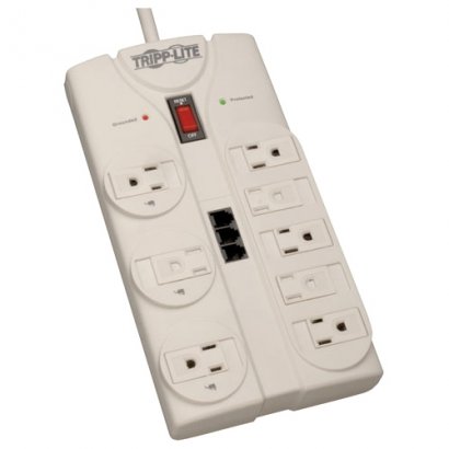 Tripp Lite Protect It 8-Outlets Surge Suppressor TLP808TEL