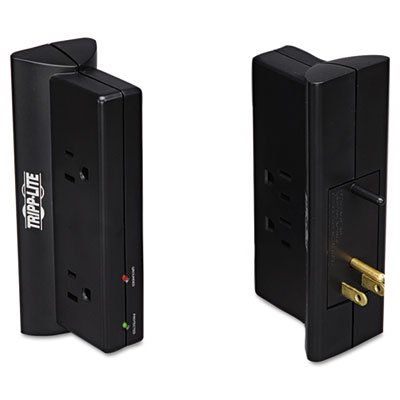 Tripp Lite Protect It! Direct Plug-In Surge Suppressor, 4 Outlets, 670 Joules, Black TRPTLP4BK