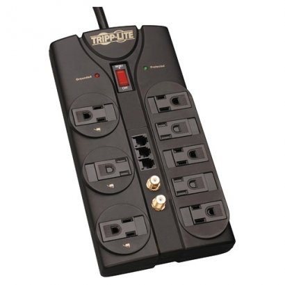 Tripp Lite ProtectIT 8 Outlets 120V Surge Suppressor TLP808TELTV