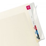 Tabbies Protector, End Tab Folder, 8x2, Clear, 100/PK TAB68386