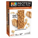 KIND Protein Bars, Crunchy Peanut Butter, 1.76 oz, 12/Pack KND26026