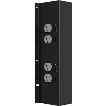 Chief Proximity Plug In-Wall Four Outlet Power Kit - Black PAC526P4-KIT