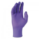 KIMTECH PURPLE NITRILE Exam Gloves, 242 mm Length, Small, Purple, 100/Box KCC55081