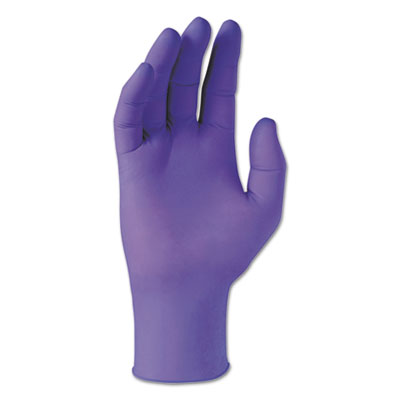 KIMTECH PURPLE NITRILE Gloves, Purple, 242 mm Length, X-Large, 6 mil, 900/Carton KCC55084CT