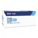 BWK 7202 PVC Food Wrap Film, 12" x 2000ft Roll BWK7202