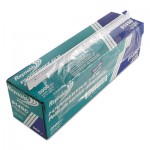 REY 914SC PVC Food Wrap Film Roll in Easy Glide Cutter Box, 18" x 2000 ft, Clear RFP914SC