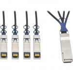 Q QSFP+/SFP+ Network Cable N281-01M-BK