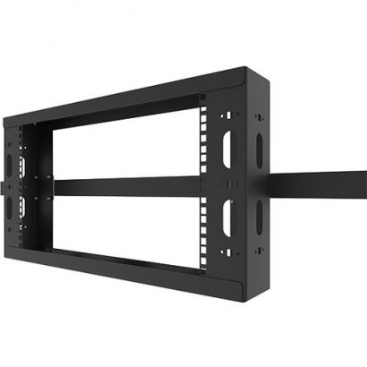 Legrand Q-Series Overhead Cable Pathway Rack, 8RU, Black QSOHR-8RU-B