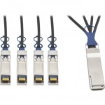 QSFP+/SFP+ Network Cable N281-03M-BK