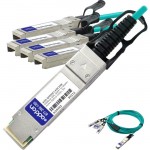 AddOn QSFP+/SFP+ Network Cable ADD-QHPASCI-AOC10M