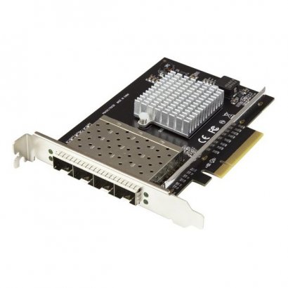StarTech.com Quad-Port SFP+ Server Network Card - PCI Express - Intel XL710 Chip PEX10GSFP4I