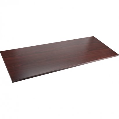 Quadro Sit/Stand Straight Edge Mahogany Tabletop 59603