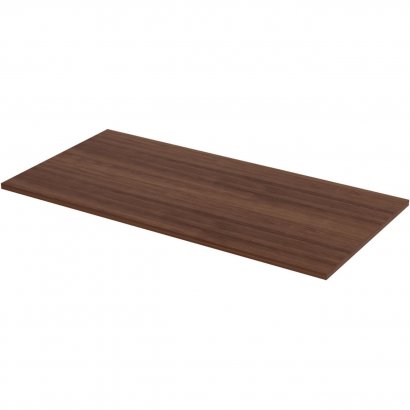 Lorell Quadro Straight Edge Walnut Tabletop 16242