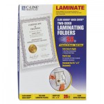 C-Line Quick Cover Laminating Pockets, 12 mil, 9 1/8" x 11 1/2", 25/Pack CLI65187