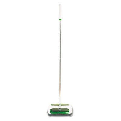 Scotch-Brite M-007-CCW Quick Floor Sweeper, Rubber Bristles, 42" Aluminum Handle, White MMMM007CCW