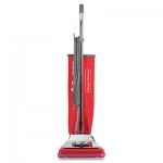 Sanitaire Quick Kleen Fan Chamber with Vibra Groomer I, 17.5lb, Chrome/Red EURSC888N