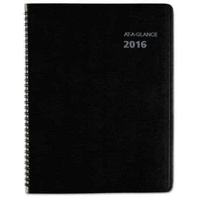 At-A-Glance QuickNotes Monthly Planner, 8 1/4 x 10 7/8, Black, 2016 AAG760605