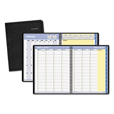 At-A-Glance QuickNotes Weekly/Monthly Appointment Book, 8 1/4 x 10 7/8, Black, 2016 AAG7695005