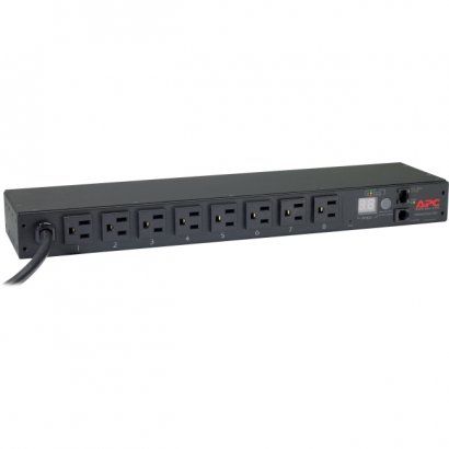 APC by Schneider Electric Rack PDU, Metered, 1U, 15A, 100/120V, (8) 5-15 AP7800B