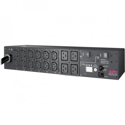 APC Rack PDU, Metered, 2U, 30A, 208V, (12) C13s & (4) C19 AP7811B