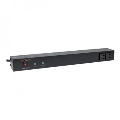 CyberPower Rackbar Surge Suppressor RM 1U 15A 10-Outlet RKBS15S2F8R