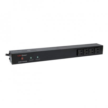 CyberPower Rackbar Surge Suppressor RM 1U 15A 12-Outlet RKBS15S4F8R