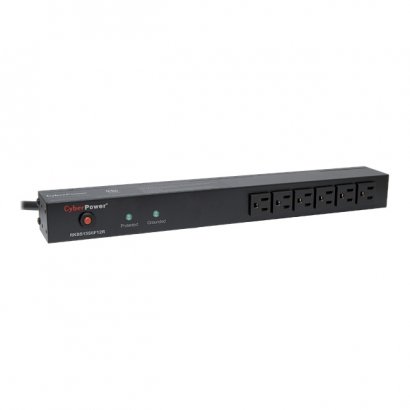 CyberPower Rackbar Surge Suppressor RM 1U 15A 14-Outlet RKBS15S6F8R