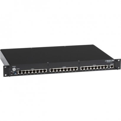 Black Box Rackmount Gang Switch - 19" , 1U, (8) RJ-45 A/B (All Pins), Network Manageable NBSALL8MGR