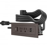 Wiremold Radiant Furniture Power Switching Power Unit - Brown 16357