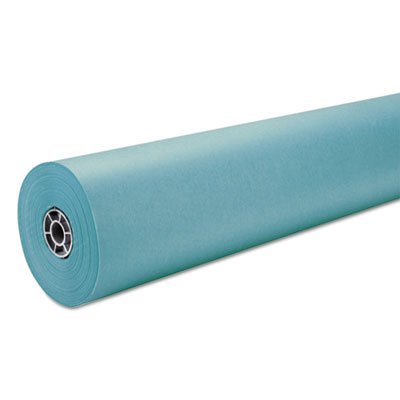 Pacon Rainbow Duo-Finish Colored Kraft Paper, 35 lbs., 36" x 1000 ft, Aqua PAC63160