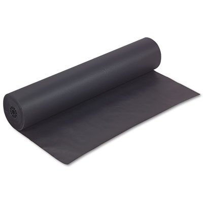 Pacon Rainbow Duo-Finish Colored Kraft Paper, 35 lbs., 36" x 1000 ft, Black PAC63300