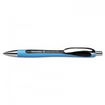 SchneiderA Rave XB Retractable Ballpoint Pen, 1.4 mm, Black Ink, Blue/Black Barrel RED132501