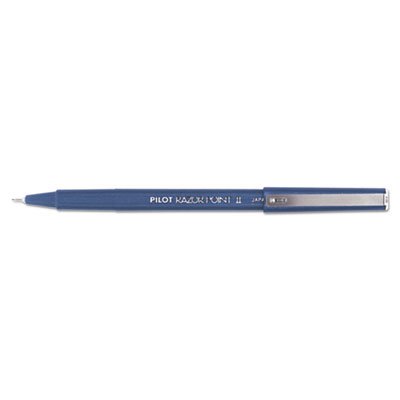 Pilot Razor Point II Super Fine Marker Pen, Blue Ink, .2mm, Dozen PIL11003