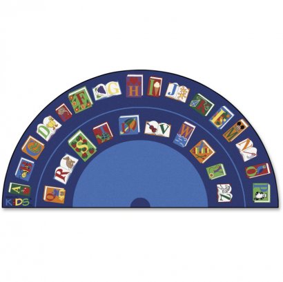 Reading/The Book Semi-circle Rug 2634